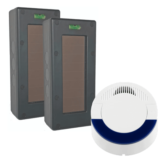 Dakota Alert 4000 Solar Break Beam Wireless Kit with Chime Receiver (SBA-4000)