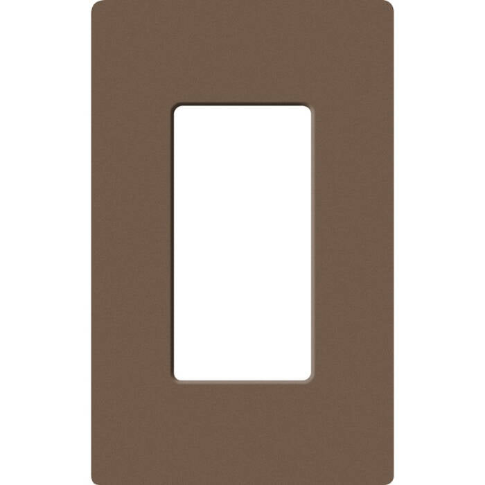 Lutron Satin Colors 1 Gang Decorator Wallplate, Espresso (SC-1-EP)