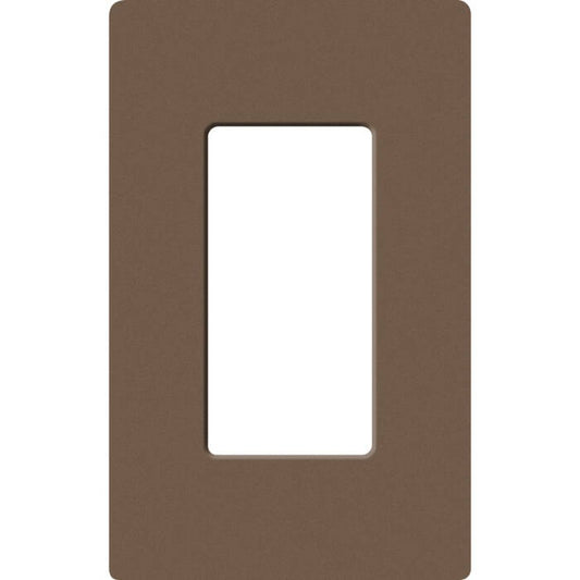 Lutron Satin Colors 1 Gang Decorator Wallplate, Espresso (SC-1-EP)