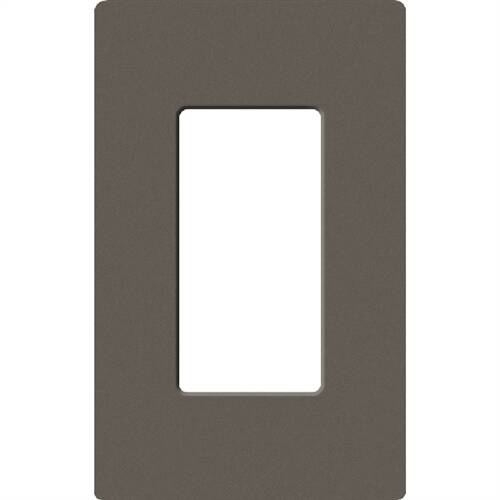 Lutron Satin Colors 1 Gang Decorator Wallplate, Truffle (SC-1-TF)