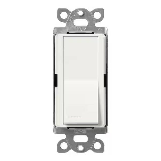 Lutron Satin Colors 15A 3 Way Switch, Architectural White (SC-3PS-RW)