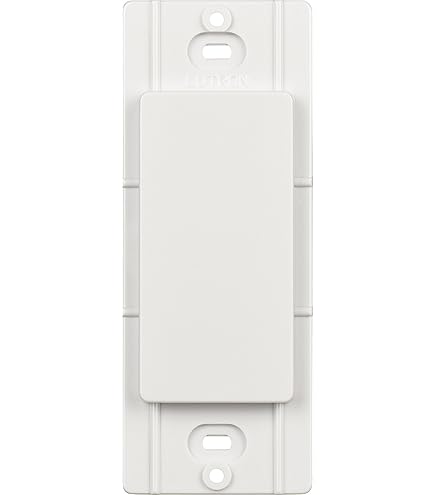 Lutron Satin Colors Blank Insert, Snow (SC-BI-SW)