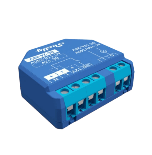 Shelly Plus 1 UL WiFi Smart Relay with Dry Contact Input (SHELLY-PLUS1-1UL)