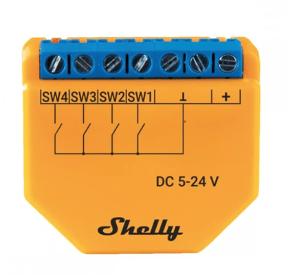 Shelly Plus i4 DC WiFi 4 Digital Inputs (SHELLY-PLUSI4DC)