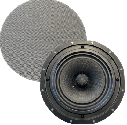 Juke Audio 8" Ceiling Speakers with Magnetic Grills - 2 Speakers (SKY-SPEAKER-2)