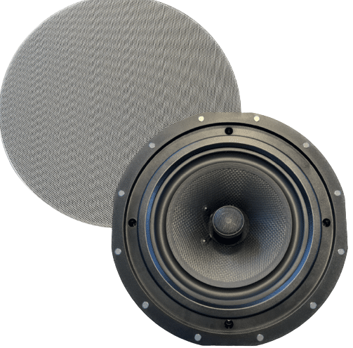Juke Audio 8" Ceiling Speakers with Magnetic Grills - 2 Speakers (SKY-SPEAKER-2)