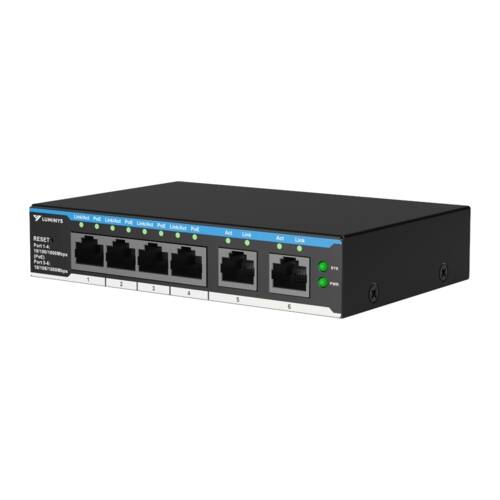Luminys 4-Port PoE Cloud Managed Gigabit Switch (PoE+) (LM-SML-6GPA)