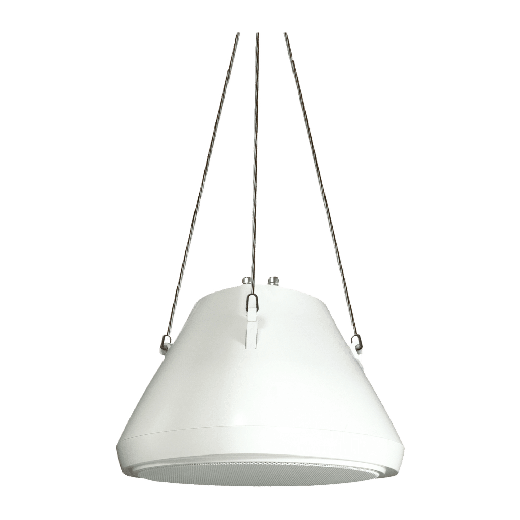 Speco 30 Watt RMS 5" Pendant Speaker with Hanging Chain - White (SPE-SP30PT)
