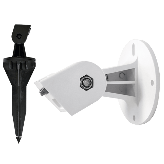 Speco Optional Black Ground and White Wall Mounts for SP6PT Speakers (SPE-SP6PMNT)