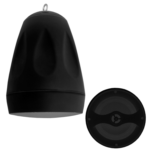 Speco 6.5" 70/25V Premium Combo Speaker- Black (SPE-SP6PTB)