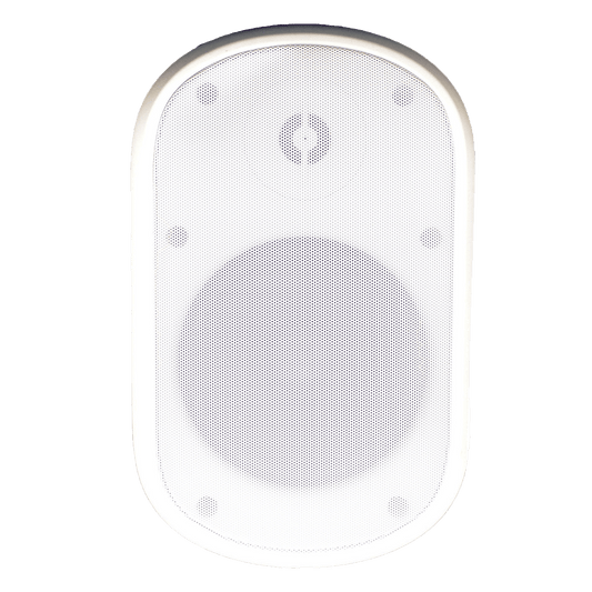Speco Indoor Outdoor 6.5" Wall Mount Speakers, White, Pair (SPE-SPCE6OW)