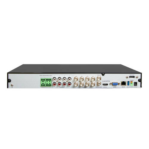 Speco 16 CH Hybrid Recorder, 8 Hybrid (TVI or IP) + 8 IP, NDAA, 12TB (SPE-H16HRLN12TB)