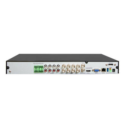 Speco 16 CH Hybrid Recorder, 8 Hybrid (TVI or IP) + 8 IP, NDAA, 6TB (SPE-H16HRLN6TB)