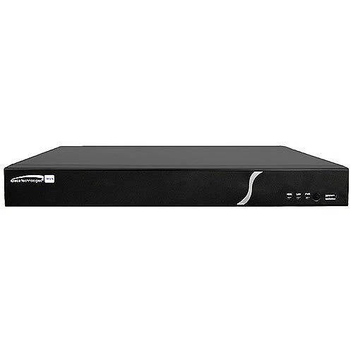 Enregistreur hybride Speco 24 canaux, 8 entrées TVI + 8 entrées hybrides (TVI ou IP) + 8 entrées IP, NDAA, 16 To (SPE-H24HRLN16TB)