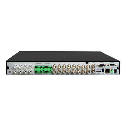 Speco 24 CH Hybrid Recorder,8 TVI + 8 Hybrid (TVI or IP) + 8 IP, NDAA, 8TB (SPE-H24HRLN8TB)
