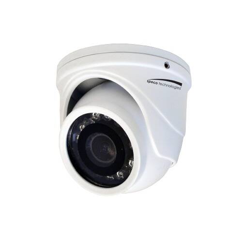 Speco 4MP HDTVI Mini IR Turret with 2.9mm lens , White, TAA (SPE-HT471TW)