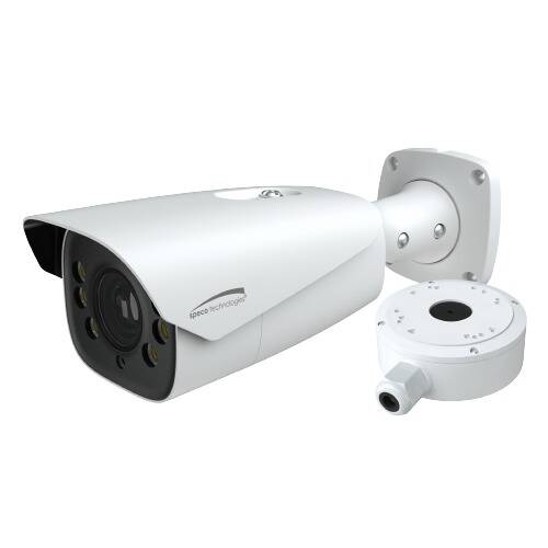 Speco 2MP IP Bullet Camera w/Facial Recognition,7-22mm motorized lens,JBox,White (SPE-O2BFRM)