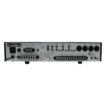 Speco 60W PA Mixer Power Amplifier with 6 Inputs (SPE-PMM60A)