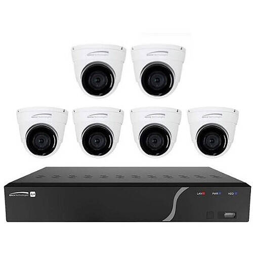 Speco 8 Channel Zip Kit with 6 Turrets ,2TB (SPE-ZIPL86T2)