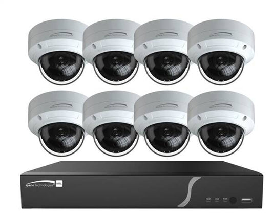 Speco 8 Channel Zip Kit with 8 Domes, 2T HD (SPE-ZIPL88D2)