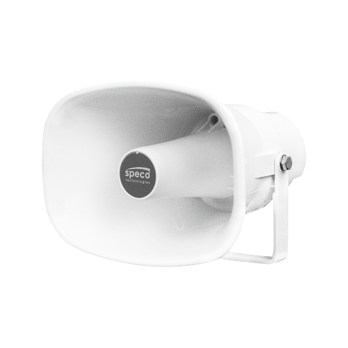 Speco Waterproof IP Horn Speaker, 15W Amp, SIP, ONVIF, PoE (SPE-SPIPH8A)