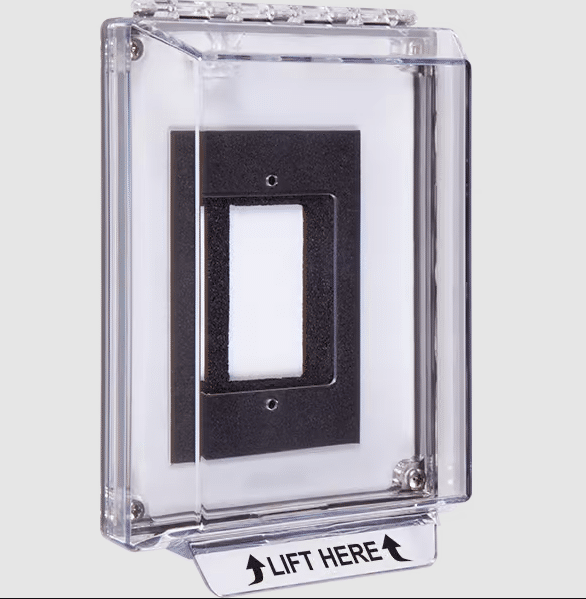 STI Universal Stopper, Flush Mount, Clear (5.95" H x 4" W x 3.88" D) (STI-13000NC)