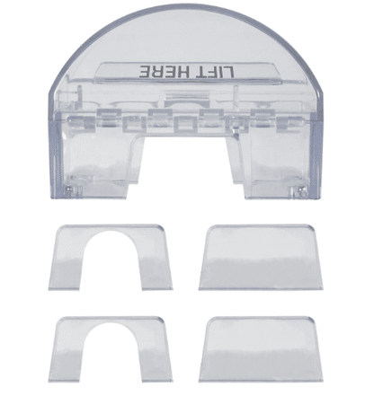 STI Universal Stopper, Surface Mount, Clear (5.95" H x 4" W x 3.88" D) (STI-13200NC)