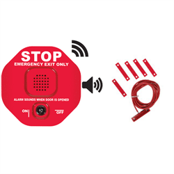 STI Wireless Exit Stopper Door Alarm for Double Doors (STI-6402WIR)