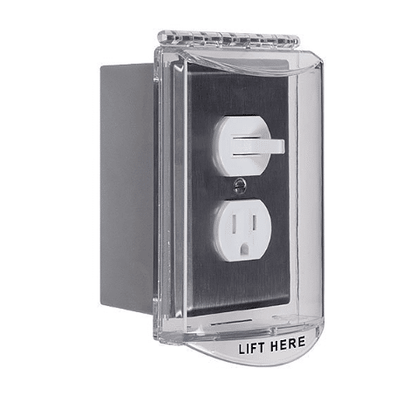 STI Protective Cover, Single Gang, Clear (STI-6519)