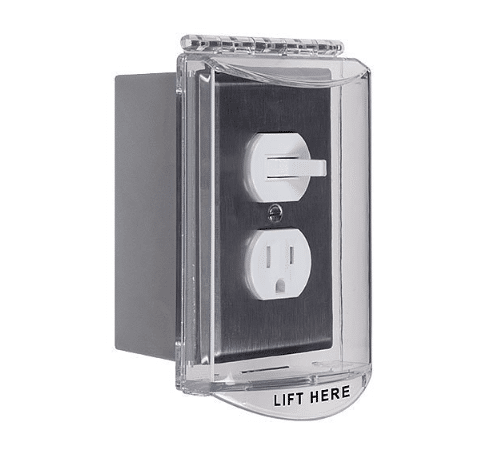 STI Protective Cover, Single Gang, Clear (STI-6519)