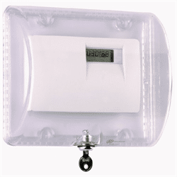 STI Large Thermostat Protector with Key Lock, Clear (STI-9110)