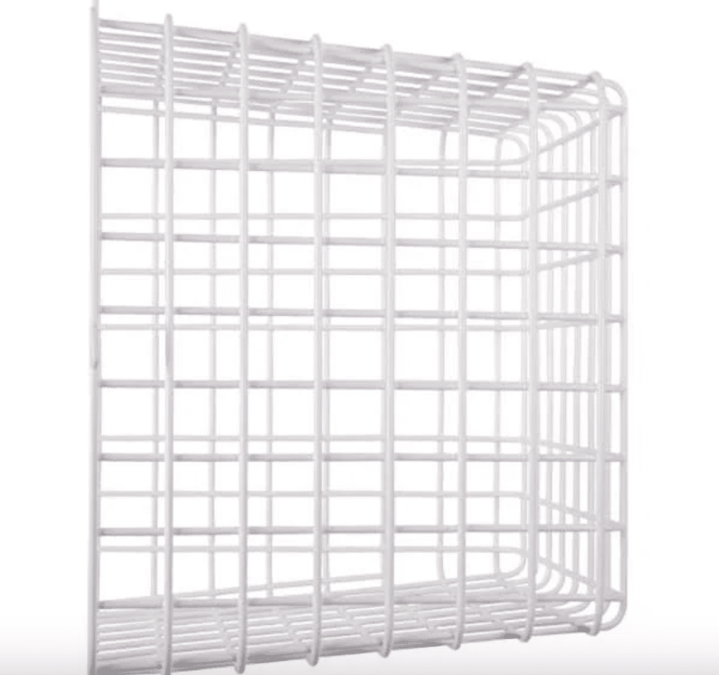 STI Wire Guard Damage Stopper, 12 x12 x12", 9 Gauge Steel, White (STI-9730)