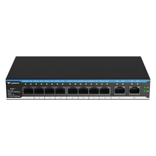Luminys 8-Port LumiPower UnManaged Megabit Switch (PoE++) (LM-SUL-10MLA)