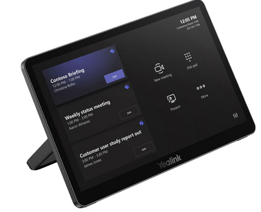 Système de salles Microsoft Teams natif Yealink pour les petites et moyennes salles