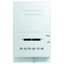 Honeywell T822K1042/U Basic Single Stage Low Voltage Heat Only Thermostat (T822K1042)