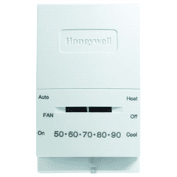 Honeywell Basic Single Stage Low Voltage Heat Cool Thermostat, 1H 1C, 45-95F (T834N1002)