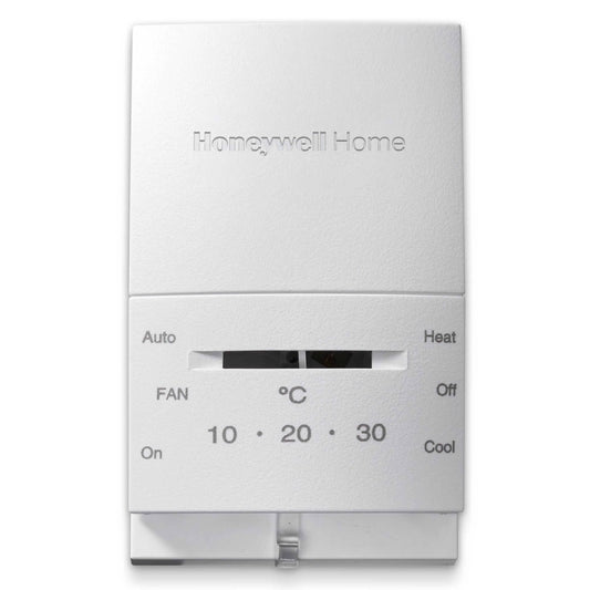Honeywell Basic Single Stage Low Voltage Heat Cool Thermostat, 1H 1C, 7-32C (T834N1010)