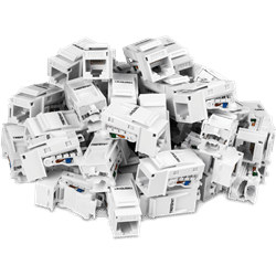 TRENDnet 50 Pack CAT6 RJ-45 Keystone Jack (TC-K50C6)