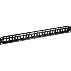 TRENDnet 24 Port Blank Keystone 1U Patch Panel (TC-KP24)