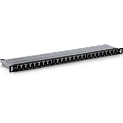 TRENDnet 24 Port CAT6A Shielded Half-U Patch Panel (TC-P24C6AHS)