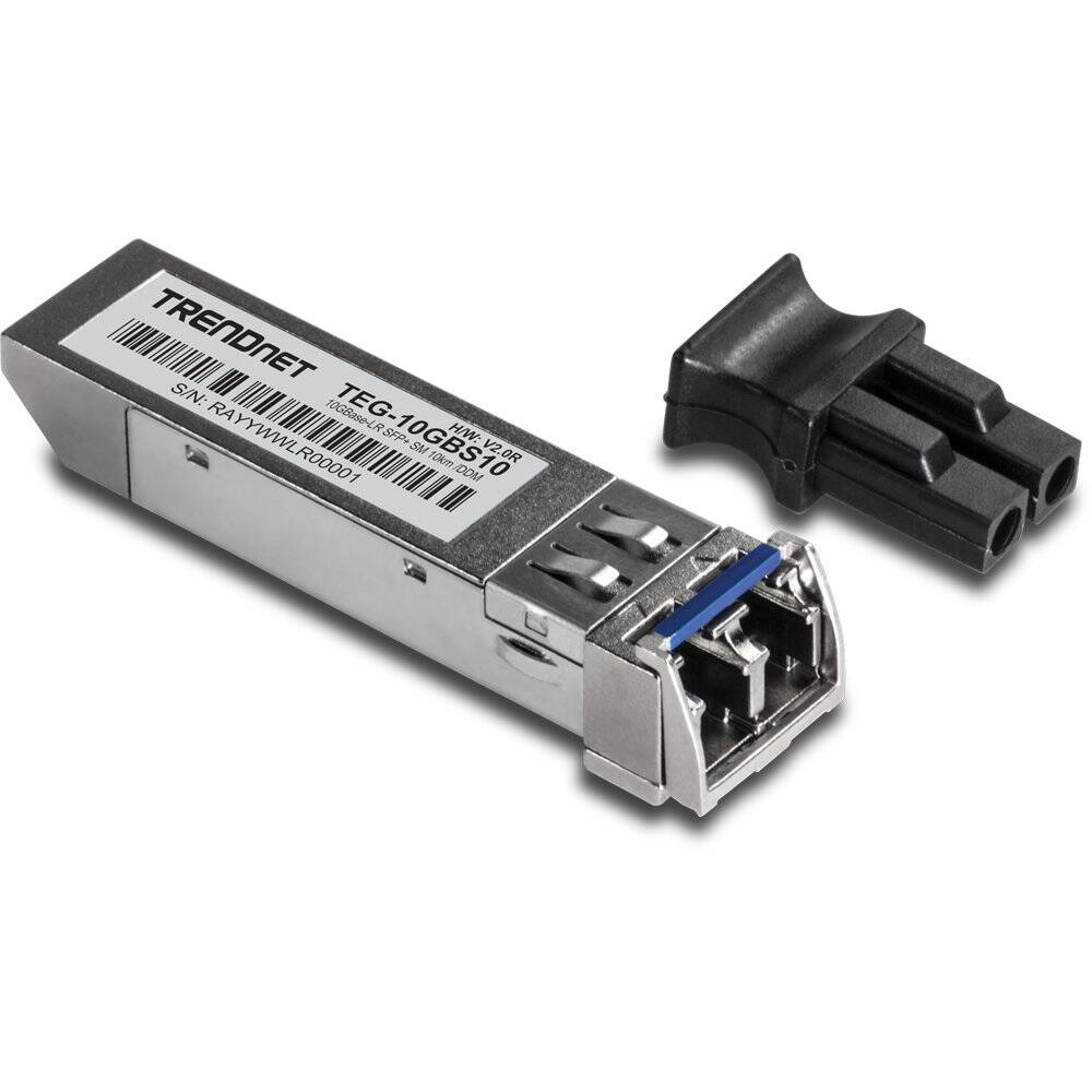 TRENDnet 10GBASE-LR SFP+ Single Mode LC Module (20KM with DDM) (TEG-10GBS20)