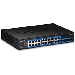 TRENDnet 20 Port Gigabit Web Smart Switch, HIVE (TEG-204WS)