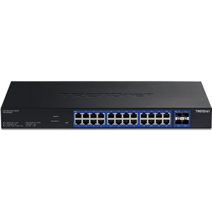 TRENDnet 28 Port Multi-Gig Web Smart Switch, 24 x 2.5G, 4 x 10G SFP, HIVE (TEG-3284WS)