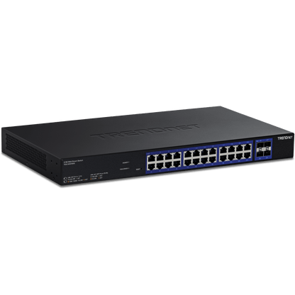 TRENDnet 28 Port Multi-Gig Web Smart Switch, 24 x 2.5G, 4 x 10G SFP, HIVE (TEG-3284WS)