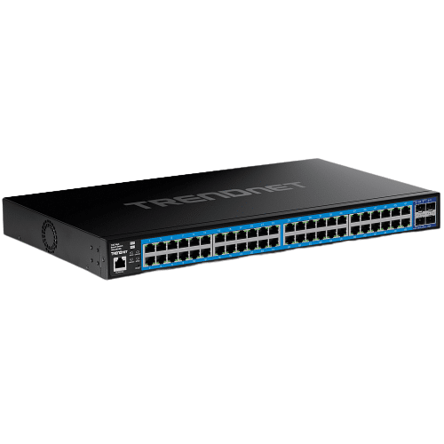 TRENDnet 52-port Gigabit Web Smart Switch 48 x Gigabit, 4 x 10G SFP+ Slots (TEG-3524S)