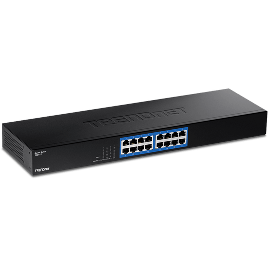 TRENDnet 16 Port Rack Mount Gigabit Switch (TEG-S17)