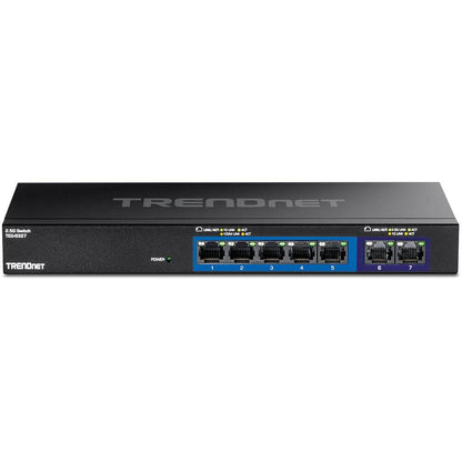 TRENDnet 7-port Multi-Gig Switch, 5 x 1G, 2 x 2.5G (TEG-S327)