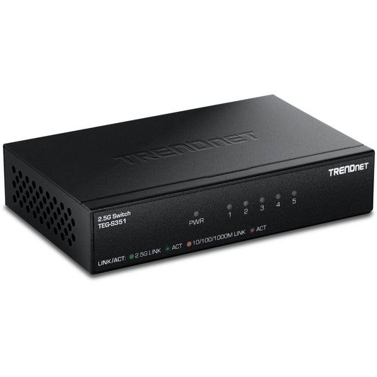 TRENDNet 5-Port 2.5G Switch (TEG-S351)