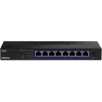 TRENDNet 8 Port Unmanaged 2.5G Switch (TEG-S380)