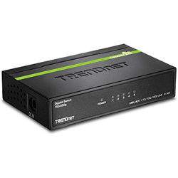 TRENDnet 5 Port Gigabit GREENnet Desktop Switch (TEG-S50G)